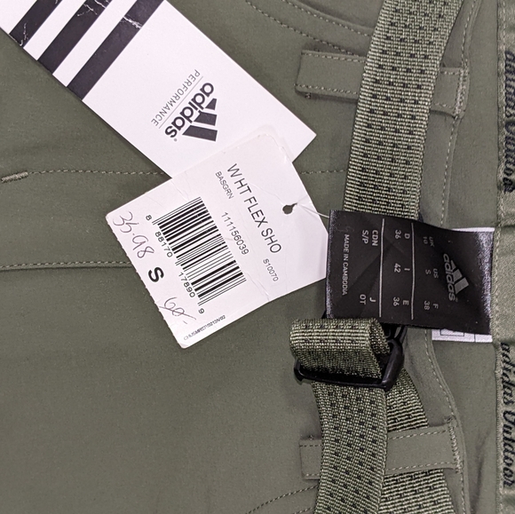 ADIDAS HIKING WATER RESISTANT CARGO SHORTS - Picture 3 of 4